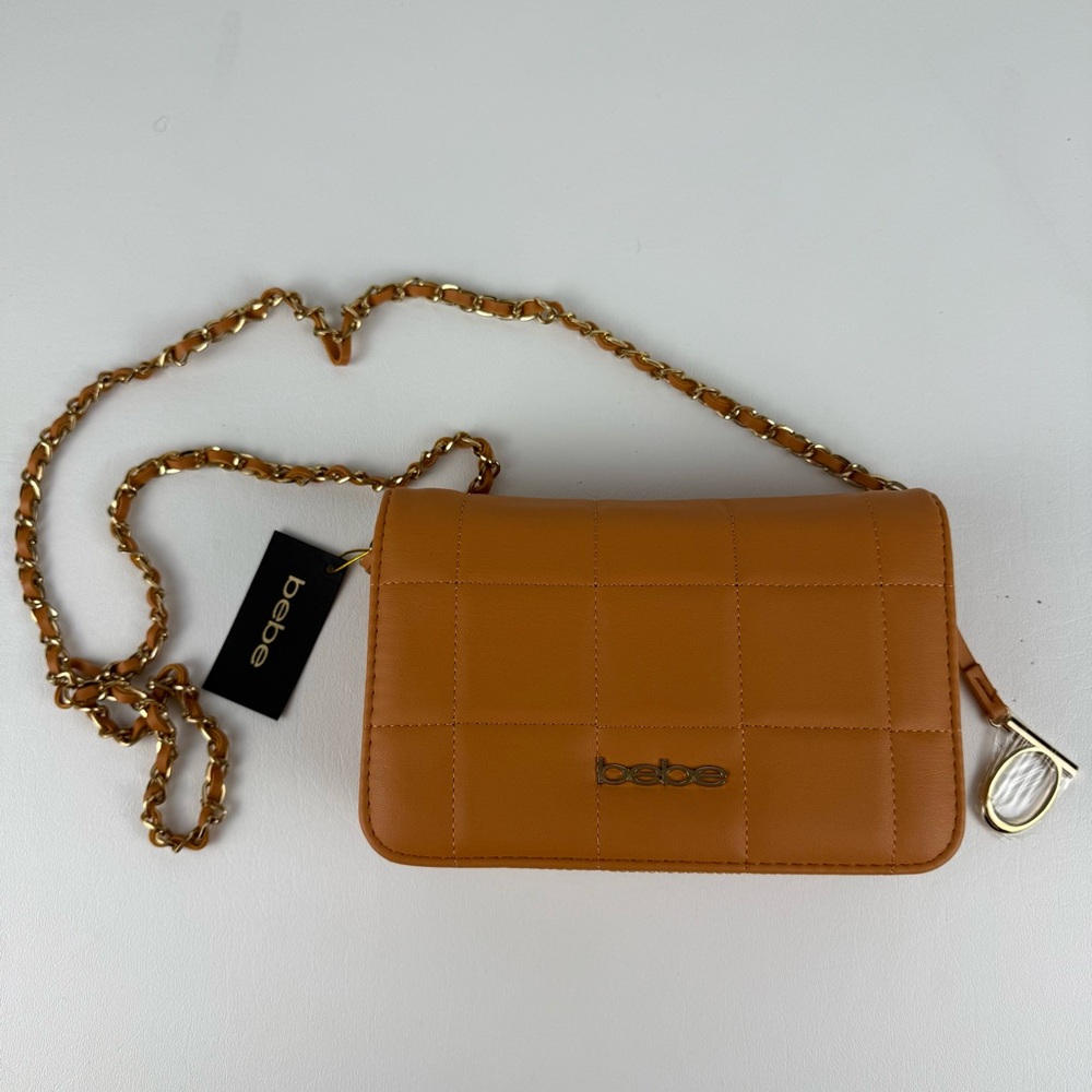 NWT Bebe Quilted Crossbody – Sandstone